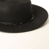 Lennox Wool Fedora Black