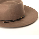 Lennox Wool Fedora Brown