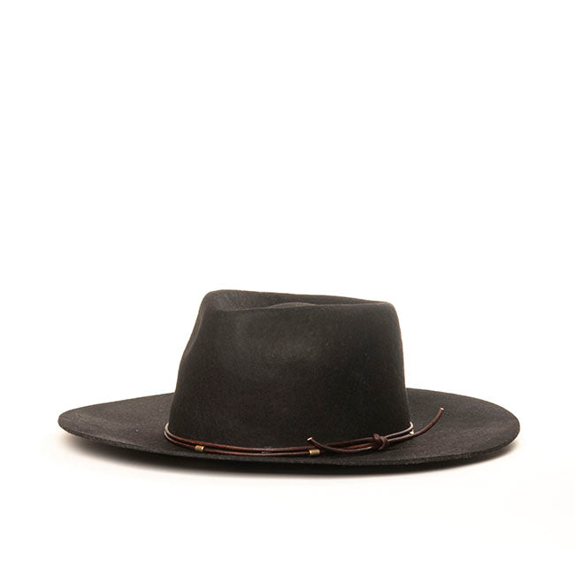 Lennox Wool Fedora Black