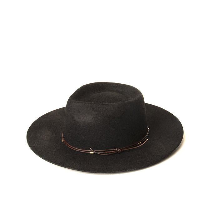 Lennox Wool Fedora Black