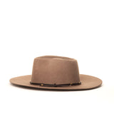 Lennox Wool Fedora Brown