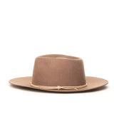 Lennox Wool Fedora Brown