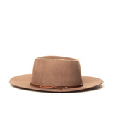 Lennox Wool Fedora Brown