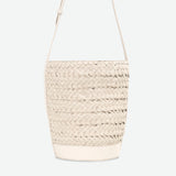 Stone Emery Woven Leather Bucket