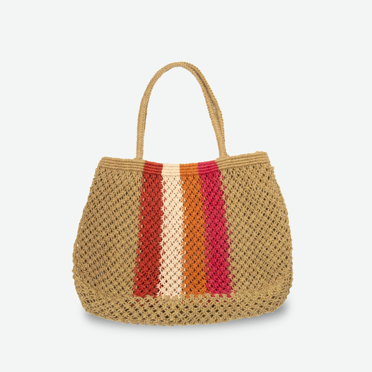 Makara Market Tote in red/fuchsia