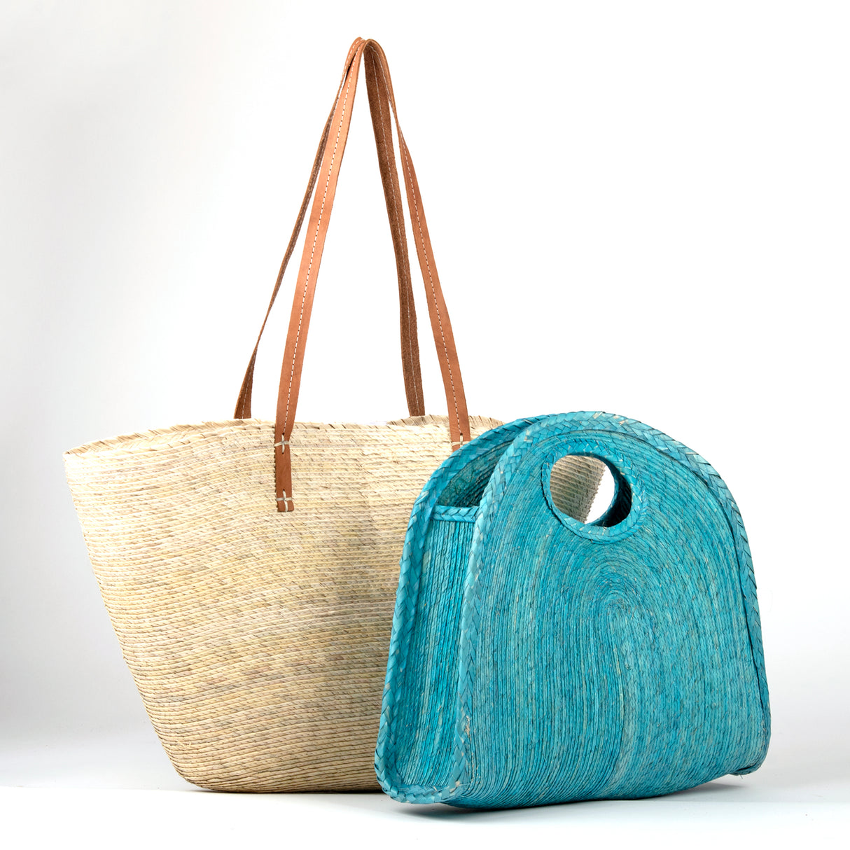 Maya Straw Market Tote in Natural