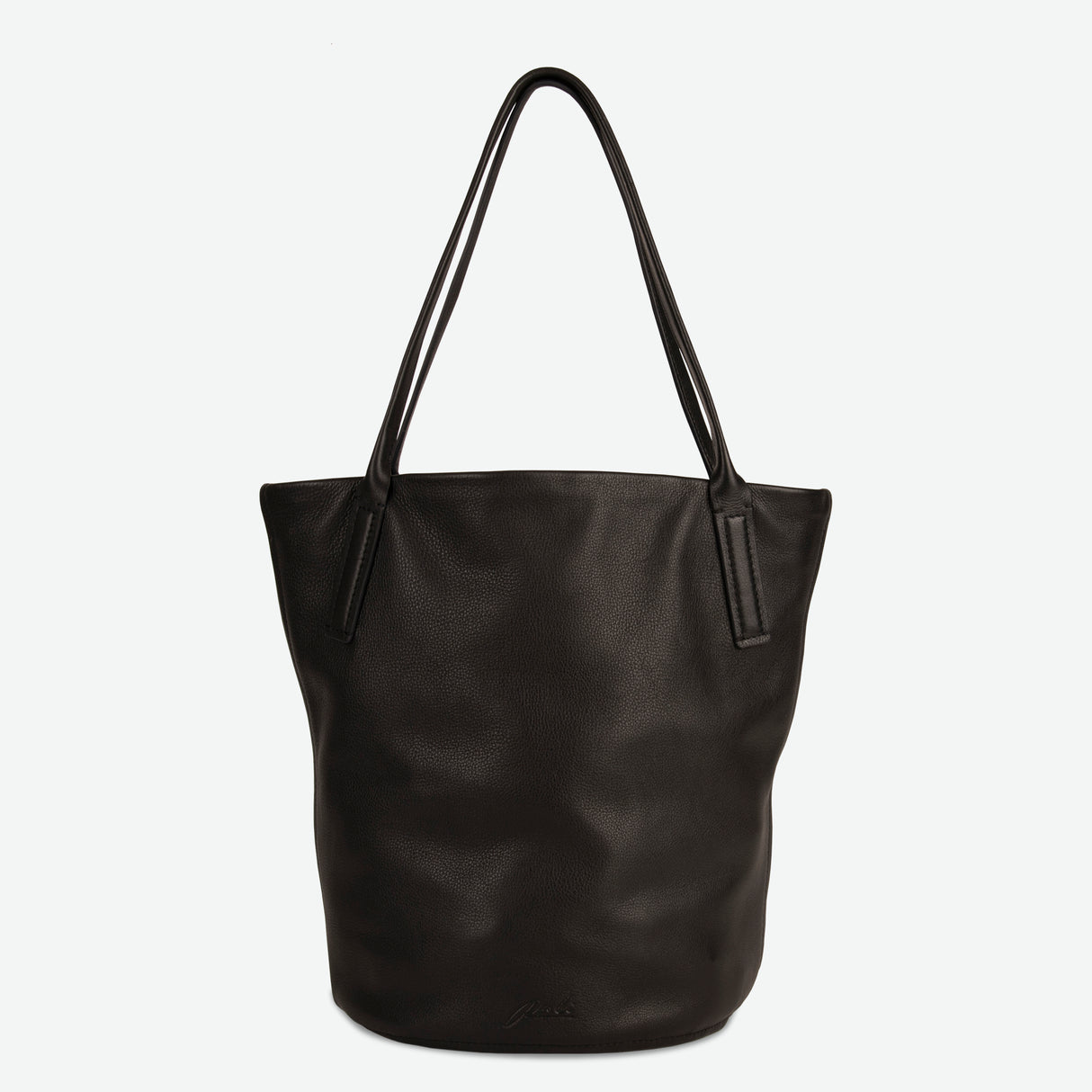 Black Waverly Bucket Tote