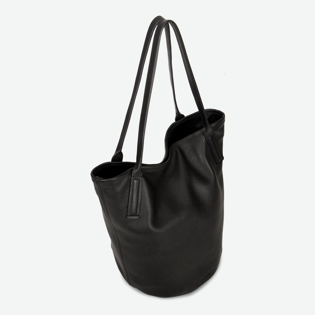 Black Waverly Bucket Tote